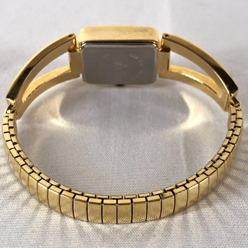 Wrangler Vintage Gold & Silver Tone Quartz Watch With Rhinestones